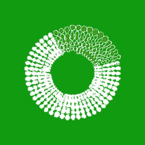 data mosaic on a green background