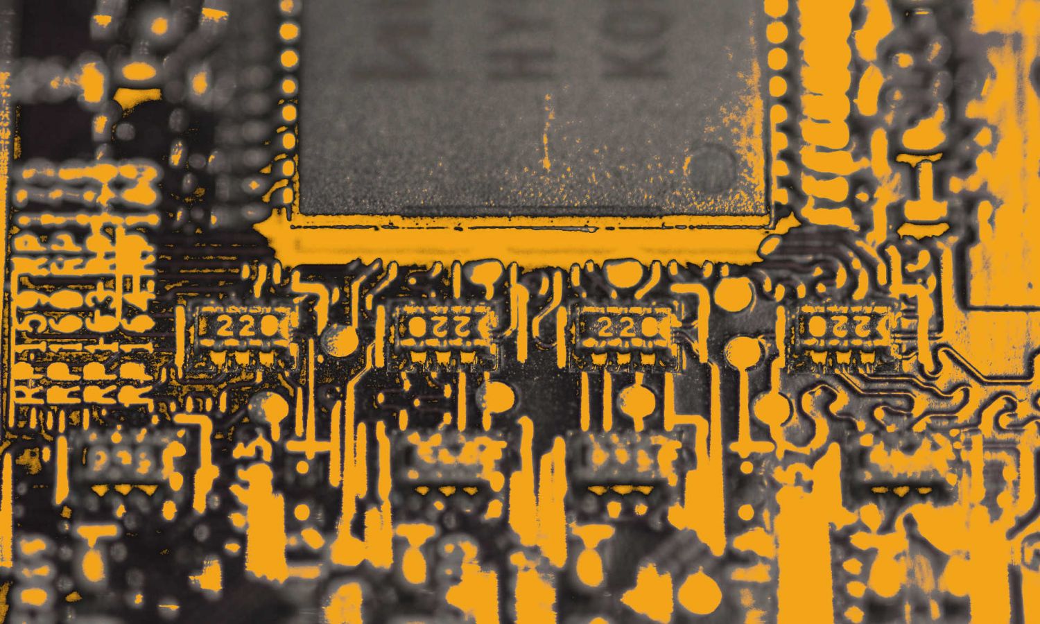 Decorative image of circuit board