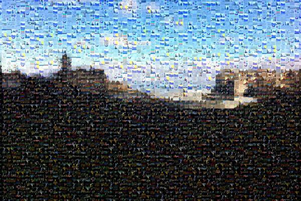 Mosaic image of Edinburgh