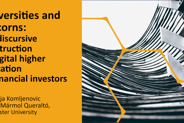 Decorative image combining seminar title and creative architecture