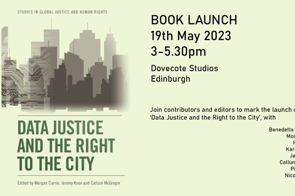 Book cover image with text information about the event (also contained in the webpage) 