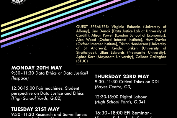 Data Justice Week poster