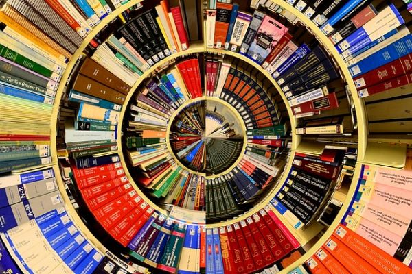 Library books